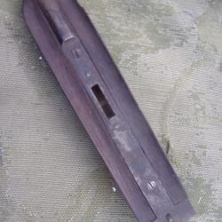 devant / longuesse de fusil juxtapos&eacute; de chasse  de longueur 18,8   cm