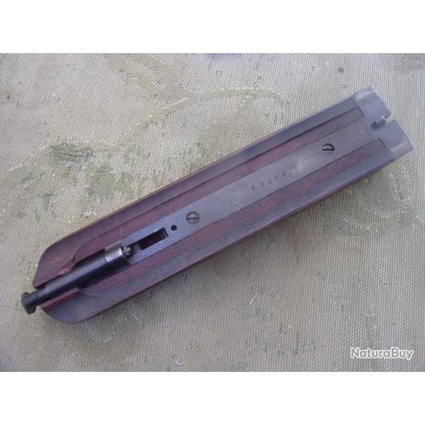 devant / longuesse de fusil juxtapos� de chasse  de longueur 20,7    cm