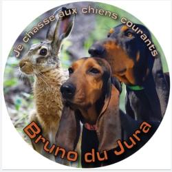 Autocollant pour v&eacute;hicule - Bruno du jura et li&egrave;vre