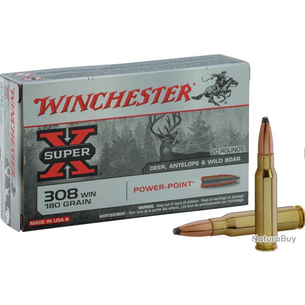WINCHESTER POWER POINT .308 WINCHESTER 180G