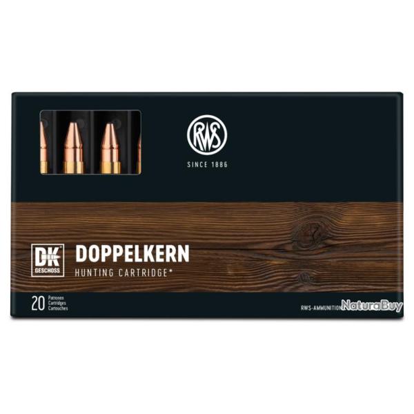 Cartouches RWS calibre 308 WIN DK 10.7G 165grs x20