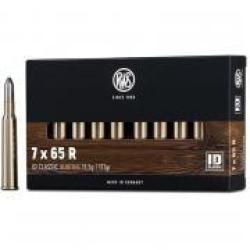 Cartouches RWS calibre 7X65R ID 11.5g 177grs x20