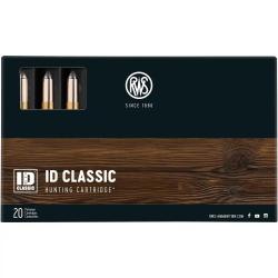 Cartouches RWS calibre 7X64 ID 10.5g 162grs x20