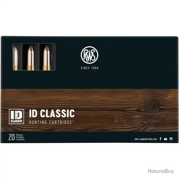 Cartouches RWS calibre 7X64 ID 10.5g 162grs x20