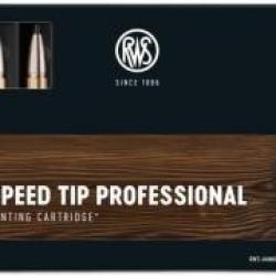 Cartouches RWS calibre 300WM SPEED TIP PRO 10.7g 165grs x20