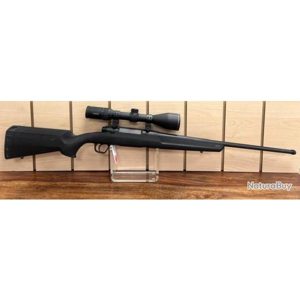 Occasion Savage Axis Gaucher Cal. 243 Win + Lunette Hawke
