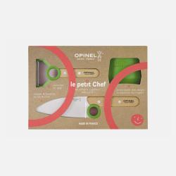 Coffret cuisine pour enfant "Le Petit Chef" Vert - Opinel