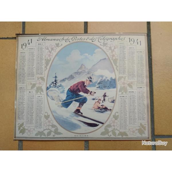 CALENDRIER ANNEE 1941 COPIE