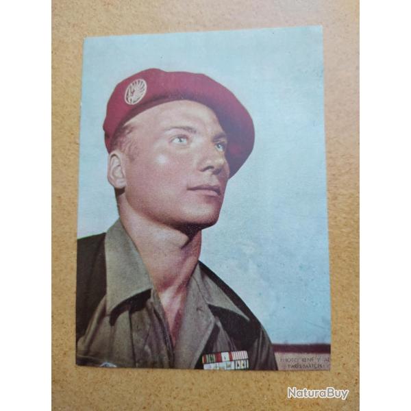 FEUILLET LA PRIERE DU PARA INDOCHINE ALGERIE WW2 LEGION ETRANGERE BIGEARD
