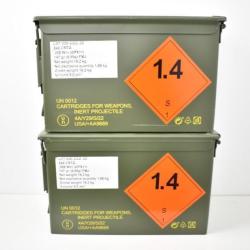 2 Caisses &agrave; Munitions grand modele