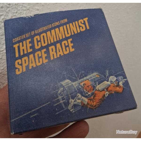 DESSOUS DE VERRE SOUS VERRE SPACE AGE UNION SOVI�TIQUE CONQU�TE SPATIALE