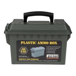 BO&Icirc;TE &Agrave; MUNITIONS CAL .30 PLASTIQUE VERT - FOSCO INDUSTRIES