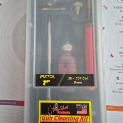 Kit boite nettoyage pistolet 38 357 9 mm Pro shot