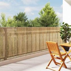 Cl&ocirc;ture en bambou Naturel 600 x 125 cm Bambou