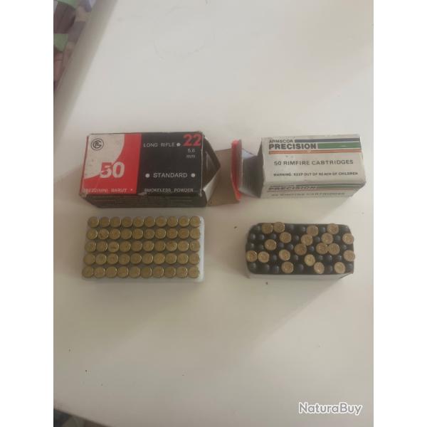 Balles 22 lr PG & armscor pr�cision