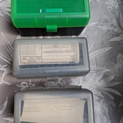 Boites de rangement/transport MTM pour cartouches medium et magnum rifle