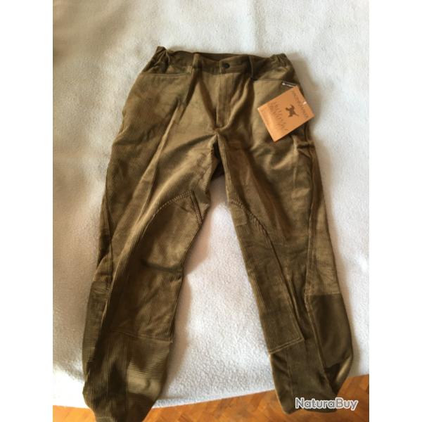 Pantalon velour v�nerie chasse �quitation