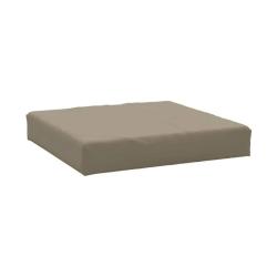 Coussin palette tissu oxford Taupe 60x60x9,5 cm imperm&eacute;able confortable