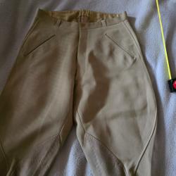 Culotte pantalon  equitation, jodhpur  fait tailleur saumur