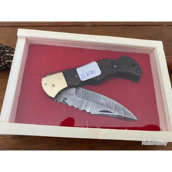 COUTEAU DE CHASSE  DAMAS   avec boite cadeau  (2026   )  6