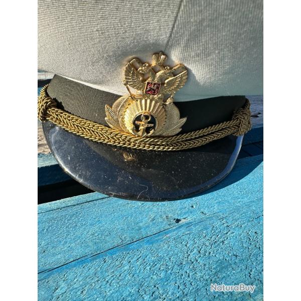Casquette d'officier, marine Russe