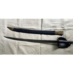 Tr&egrave;s beau et rare sabre d'abordage avec son fourreau - Mod&egrave;le 1833