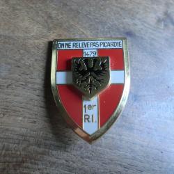 insigne 1&deg; r&eacute;giment d'infanterie