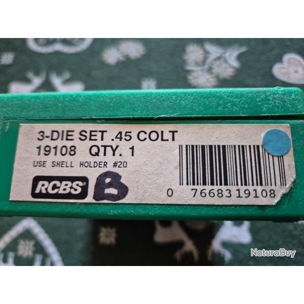 Outils de rechargement 45 colt
