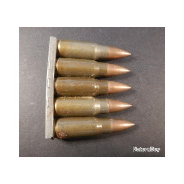 676 - Clip 5 cartouches 7,92 KURZ - WW 2