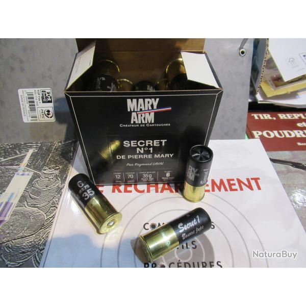 LIVRAISON OFFERTE MARY ARM cal 12/70 en 35 g et n� 6