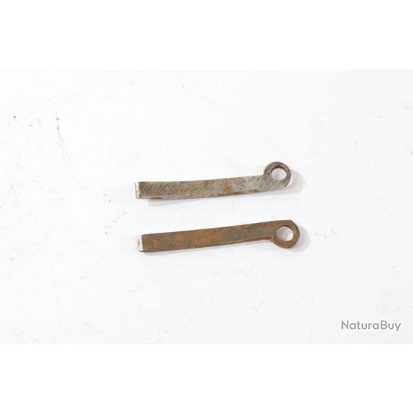 Paire de ressorts de gachette ou d�tente pour fusil de chasse juxtapos�