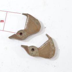 Paire de chien / percuteur pour fusil de chasse juxtapos&eacute;
