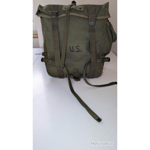 Sac � dos militaire am�ricain US M-1945 - HINSON MFG. CO. 1945 - WWII / fin Seconde Guerre mondiale