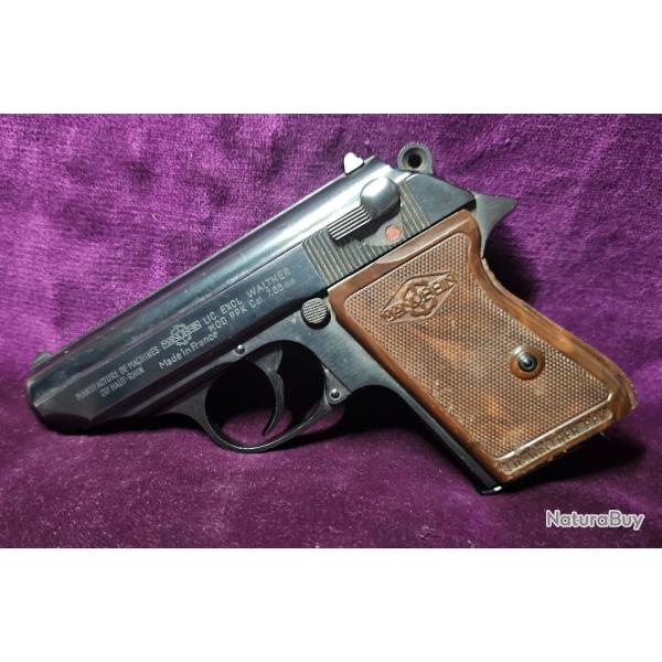 Pistolet Manurhin PPK, calibre 7,65 Browning - Fran�ais Sous Licence Walther, Cat�gorie B