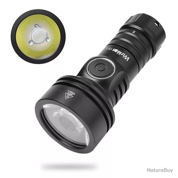 Lampe Torche TS11 2000 Lumens USB C Rechargeable EDC Compact Puissant Camping Wurkkos