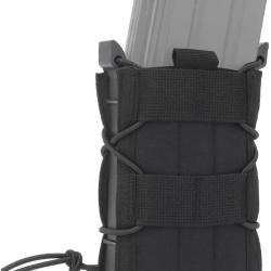 PORTE-CHARGEUR POUR CHARGEURS AR15, M4, AK, FAL, etc. - NOIR - LIVRAISON GRATUITE