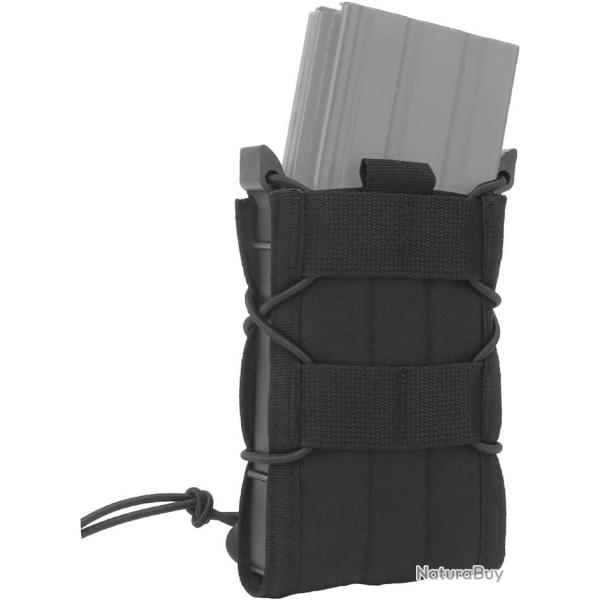 PORTE-CHARGEUR POUR CHARGEURS AR15, M4, AK, FAL, etc. - NOIR - LIVRAISON GRATUITE