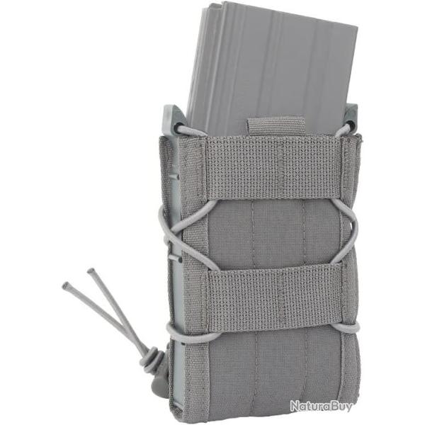 PORTE-CHARGEUR POUR CHARGEUR FUSILS D'ASSAUT AR, AK, FAL, M14, ETC. - GRIS - LIVRAISON GRATUITE