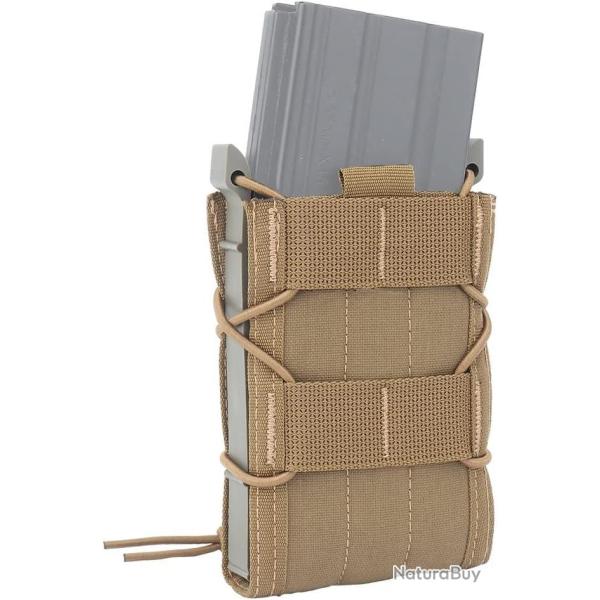 PORTE-CHARGEUR POUR CHARGEURS AR15, M4, AK, FAL, etc. - KAKI - LIVRAISON GRATUITE