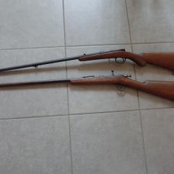 Lot de 2 carabines de jardin &agrave; restaurer. Pour bricoleur ou pour pi&egrave;ces