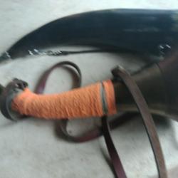 lot de deux cornes de chasse