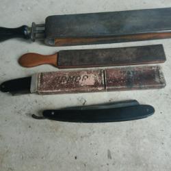 lot de deux coupe choux et deux affutoirs