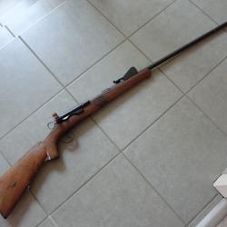 Fusil suisse 1889 transform&eacute; en carabine de tir monocoup