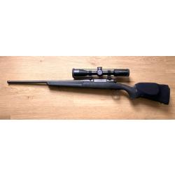 Carabine Savage axis XPSR 222 remington + lunette 6-24x50 r&eacute;gl&eacute;e &agrave; 200m