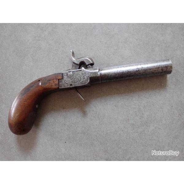 Joli pistolet � balle forc�e. Origine belge, ELG