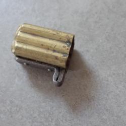 Tr&egrave;s rare bouchon, prot&egrave;ge canon pour fusil 1889 suisse Rubin Schmidt. 1er mod&egrave;le