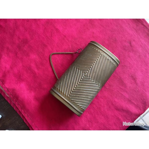 Ancienne gourde en laiton ou en cuivre, pas de prix de r�serve
