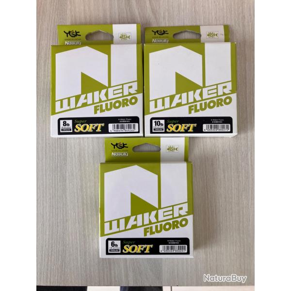 Fluorocarbone Ygk N Walker Fluoro N380 91m (Lot de 3 bobines)