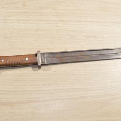 Baionnette Ba&iuml;onnette mauser 71/84, modifi&eacute;e 84/98 1er type R&eacute;giment B.R 18