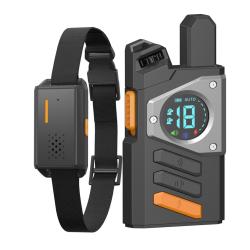 Collier de Dressage Electrique Chien T&eacute;l&eacute;commande 500m Etanche Vibration et Stimulation chiot/Chien